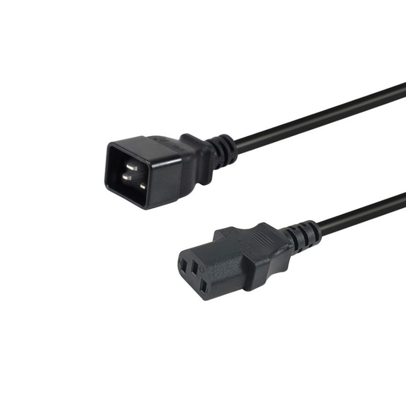 Equip Power Cable Black 1.8 M Iec
